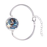 Bracelet Manchette Lectrice Céleste