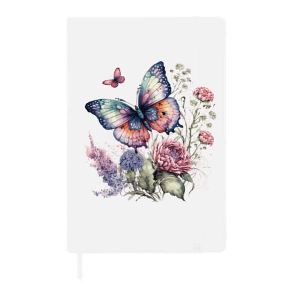 Carnet Floral et Papillon