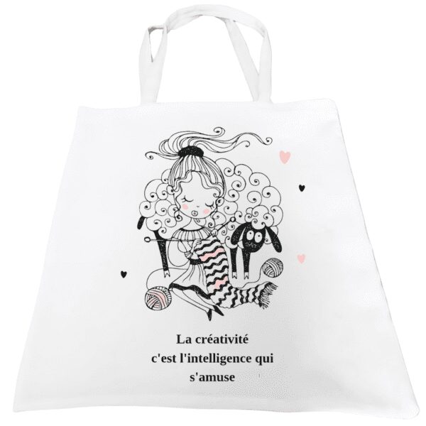 Tote Bag "Intelligence Créative" : L'Art de l'Amusement Quotidien