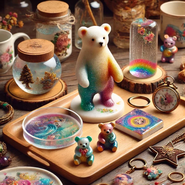 Objets en résine époxy