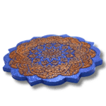 Plateau Mandala en résine