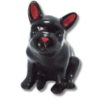 bouledogue en resine epoxy