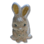 Lapin et Son Petit en Résine