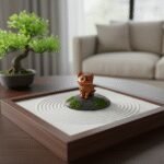 chat en résine époxy