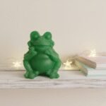 Grenouille Assise en Résine