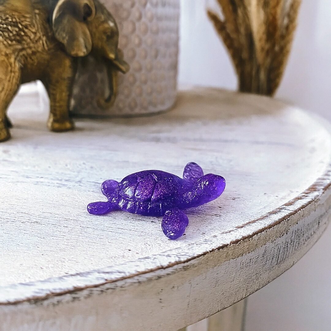 tortue en résine époxy
