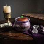 boîte chaudron en résine époxy