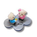Couple d'Ours en Résine