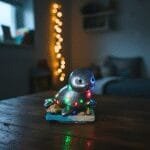 phoque lumineux en resine epoxy
