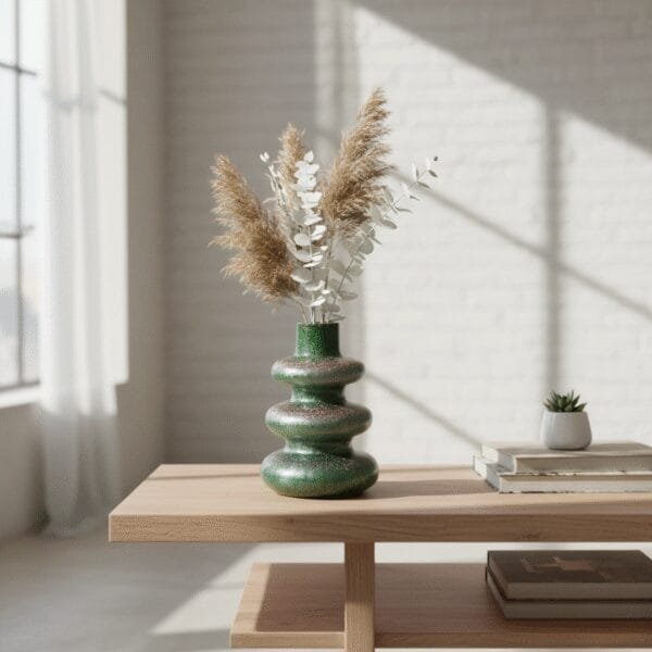 vase en resine epoxy