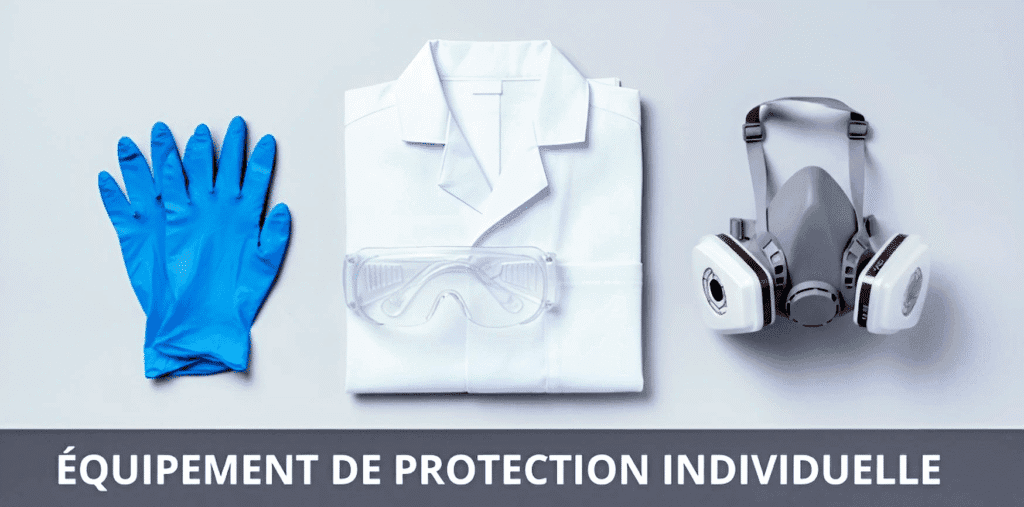 Équipement de protection pour travailler la résine époxy