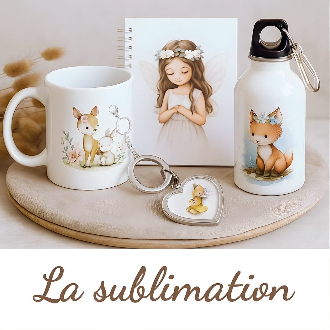 la sublimation d'objets